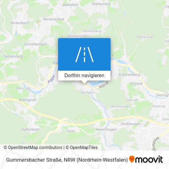 Gummersbacher Straße Karte