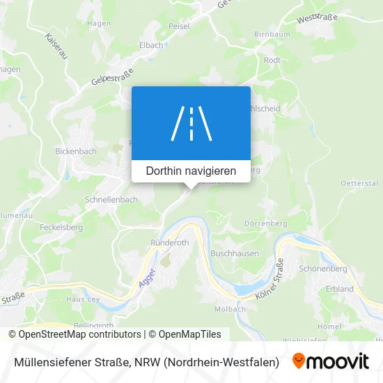 Müllensiefener Straße Karte