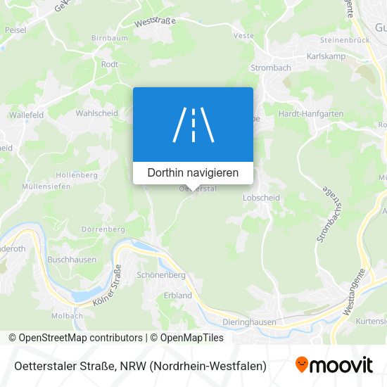 Oetterstaler Straße Karte