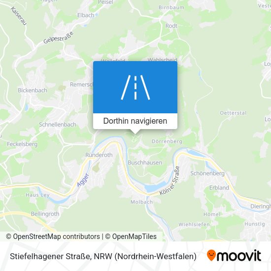 Stiefelhagener Straße Karte