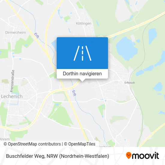Buschfelder Weg Karte