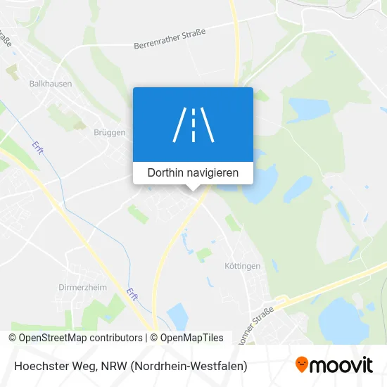 Hoechster Weg Karte