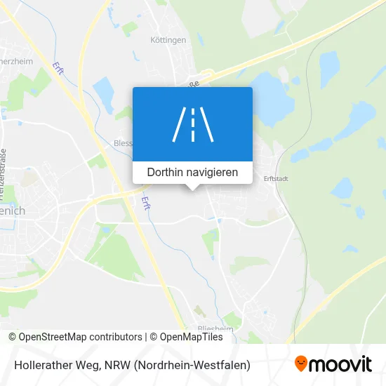 Hollerather Weg Karte