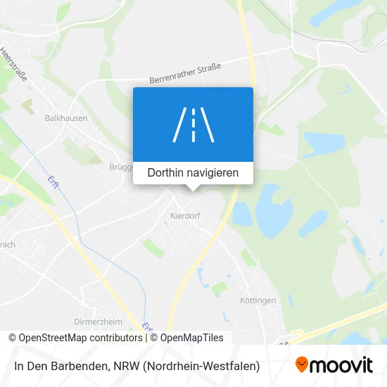 In Den Barbenden Karte