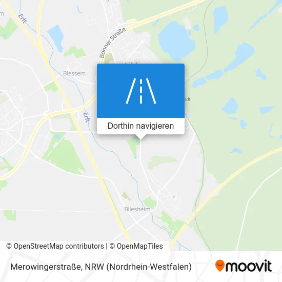 Merowingerstraße Karte