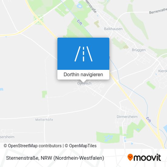 Sternenstraße Karte