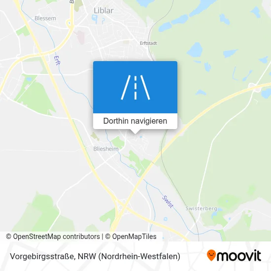 Vorgebirgsstraße Karte