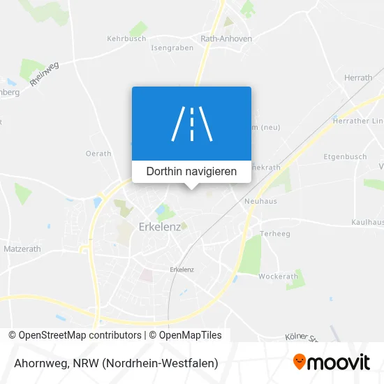 Ahornweg Karte