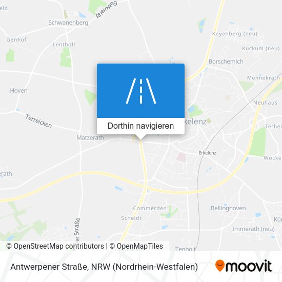 Antwerpener Straße Karte