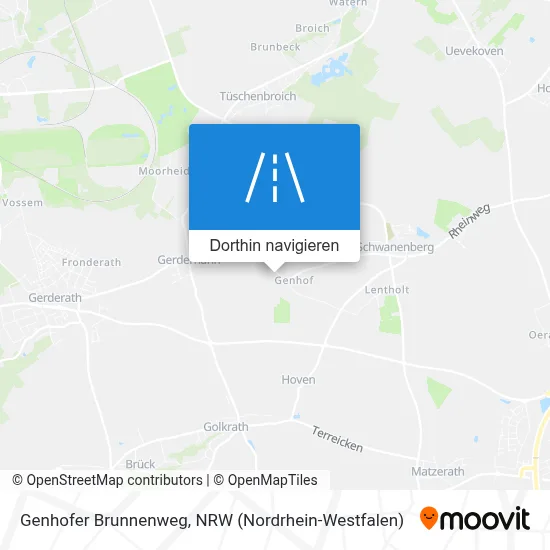 Genhofer Brunnenweg Karte