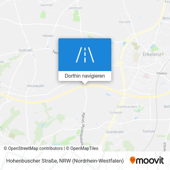 Hohenbuscher Straße Karte