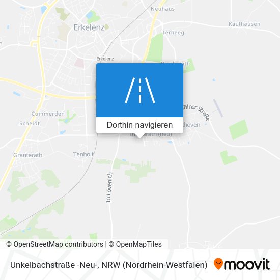 Unkelbachstraße -Neu- Karte
