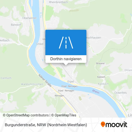 Burgunderstraße Karte