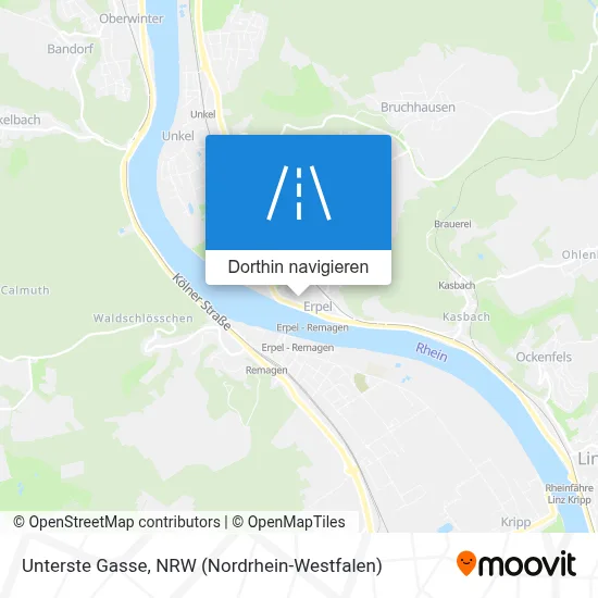 Unterste Gasse Karte