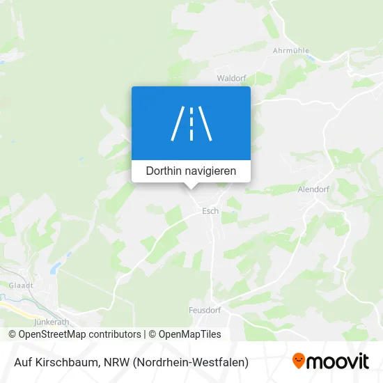 Auf Kirschbaum Karte