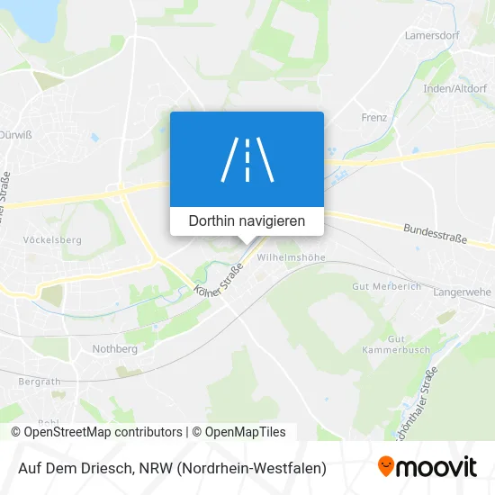 Auf Dem Driesch Karte