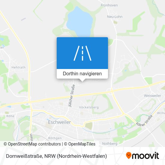 Dornweißstraße Karte