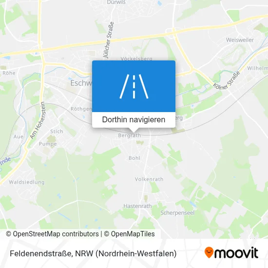 Feldenendstraße Karte