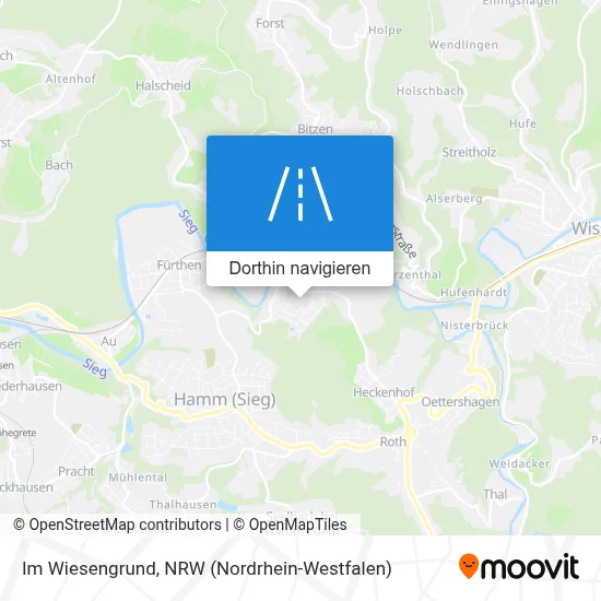 Im Wiesengrund Karte