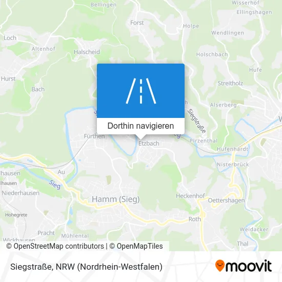 Siegstraße Karte