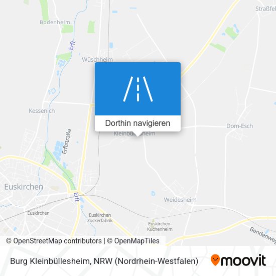 Burg Kleinbüllesheim Karte