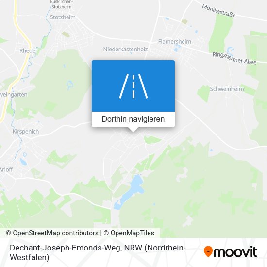 Dechant-Joseph-Emonds-Weg Karte