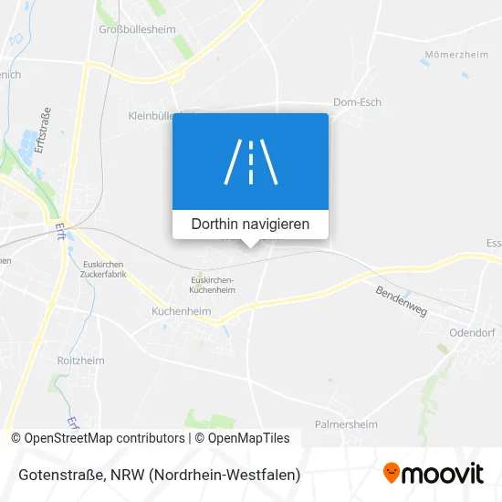 Gotenstraße Karte