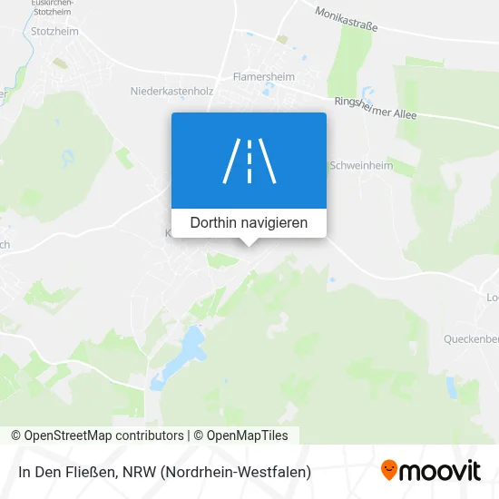 In Den Fließen Karte