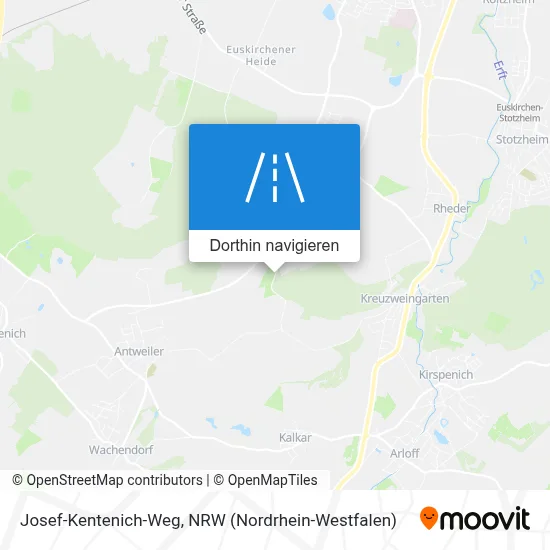 Josef-Kentenich-Weg Karte