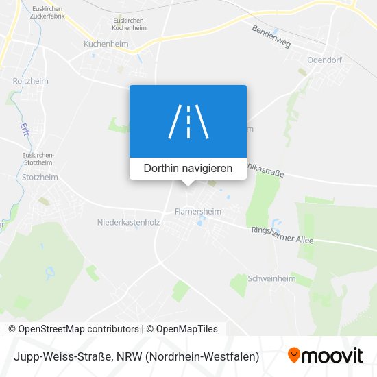 Jupp-Weiss-Straße Karte