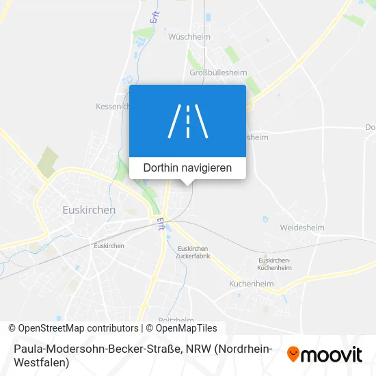 Paula-Modersohn-Becker-Straße Karte