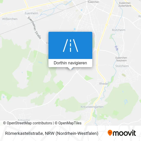 Römerkastellstraße Karte