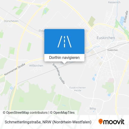 Schmetterlingstraße Karte