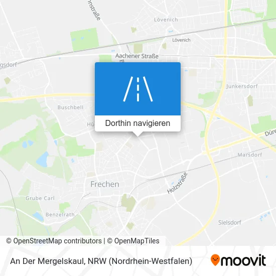 An Der Mergelskaul Karte