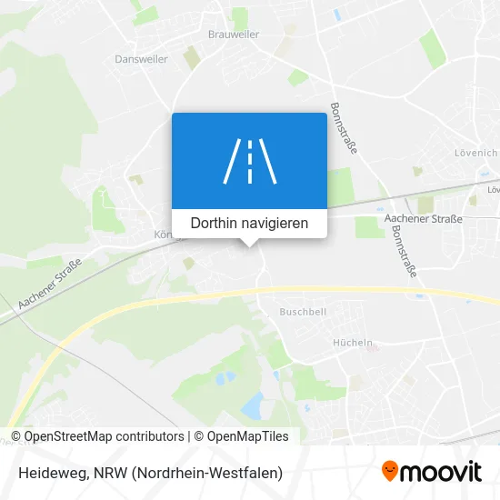 Heideweg Karte