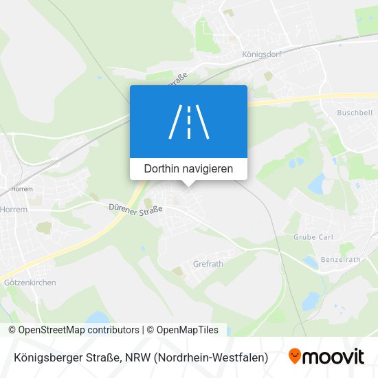 Königsberger Straße Karte