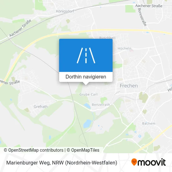 Marienburger Weg Karte