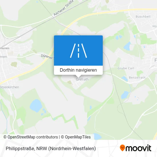 Philippstraße Karte