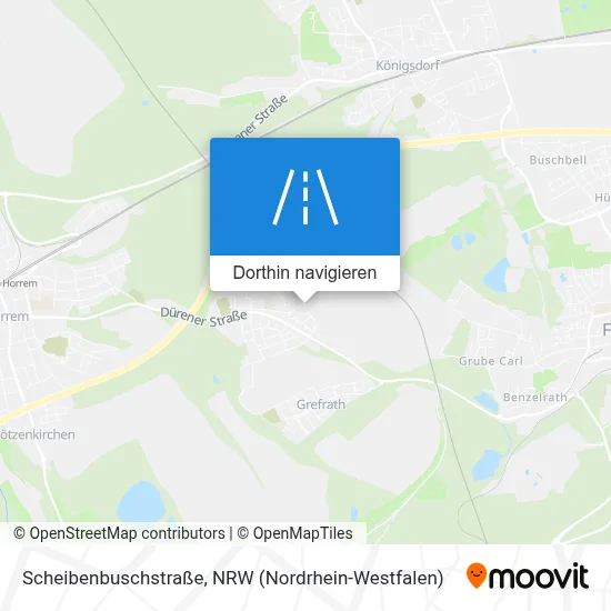 Scheibenbuschstraße Karte