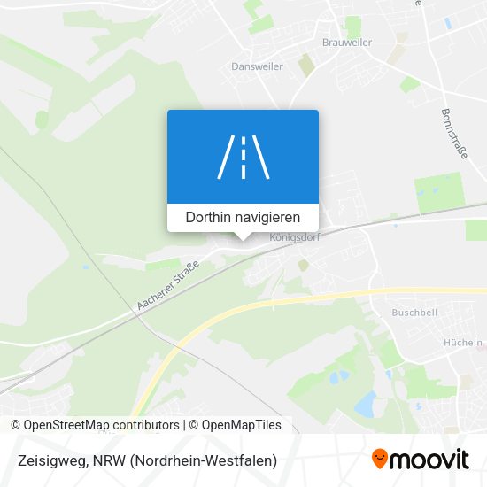 Zeisigweg Karte