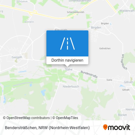 Bendersträßchen Karte