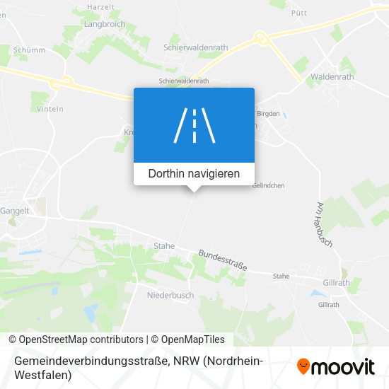Gemeindeverbindungsstraße Karte