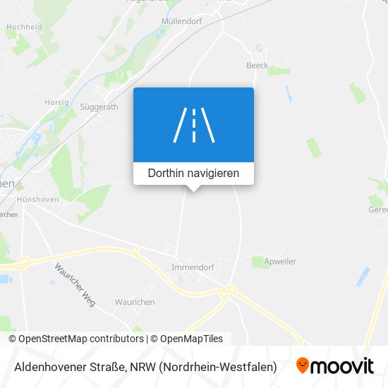 Aldenhovener Straße Karte