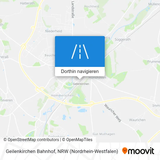 Geilenkirchen Bahnhof Karte