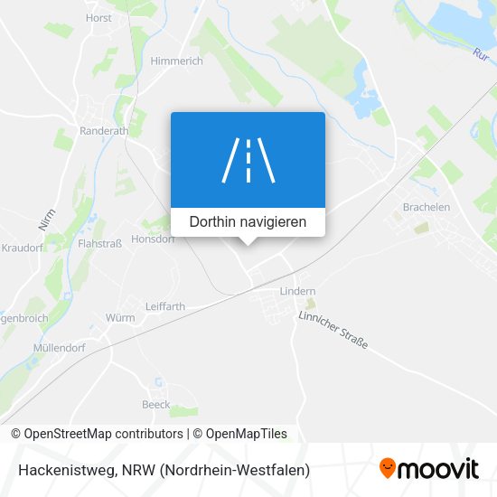 Hackenistweg Karte