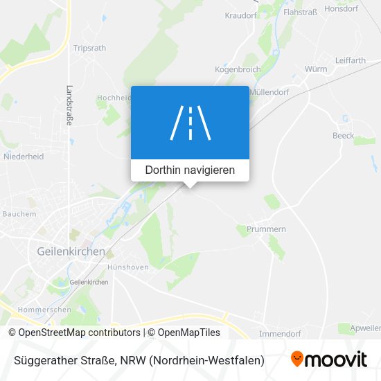 Süggerather Straße Karte