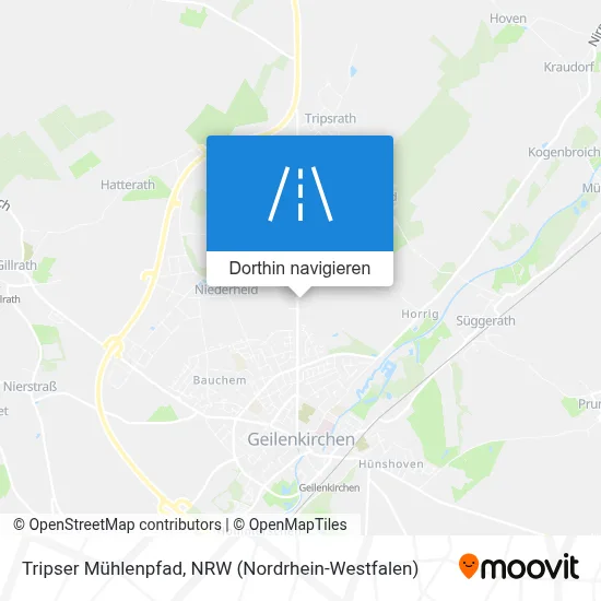 Tripser Mühlenpfad Karte
