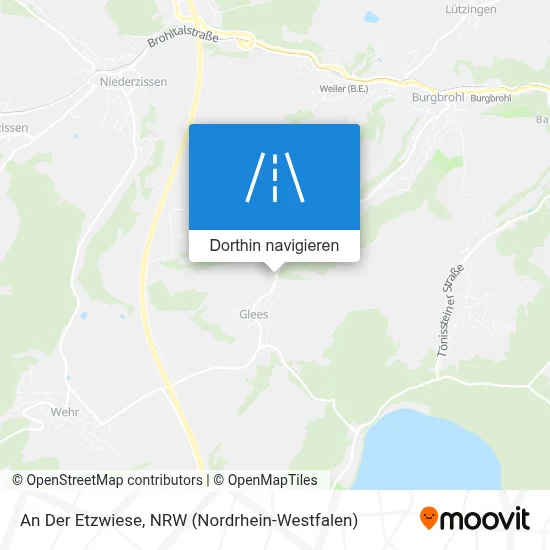 An Der Etzwiese Karte