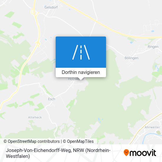 Joseph-Von-Eichendorff-Weg Karte
