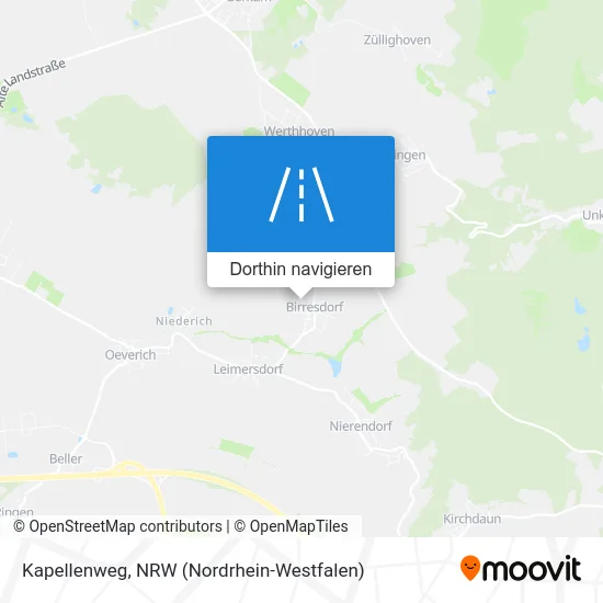 Kapellenweg Karte